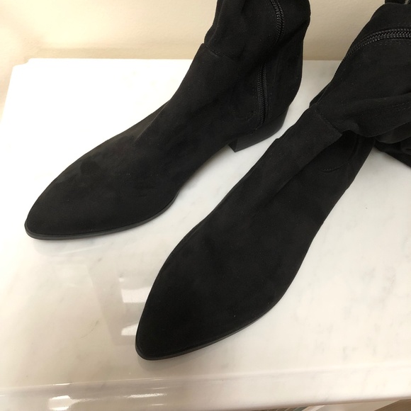 (New) DKNY Tyra Over The Knee Boots Black Women's Size 7 - Picture 6 of 9